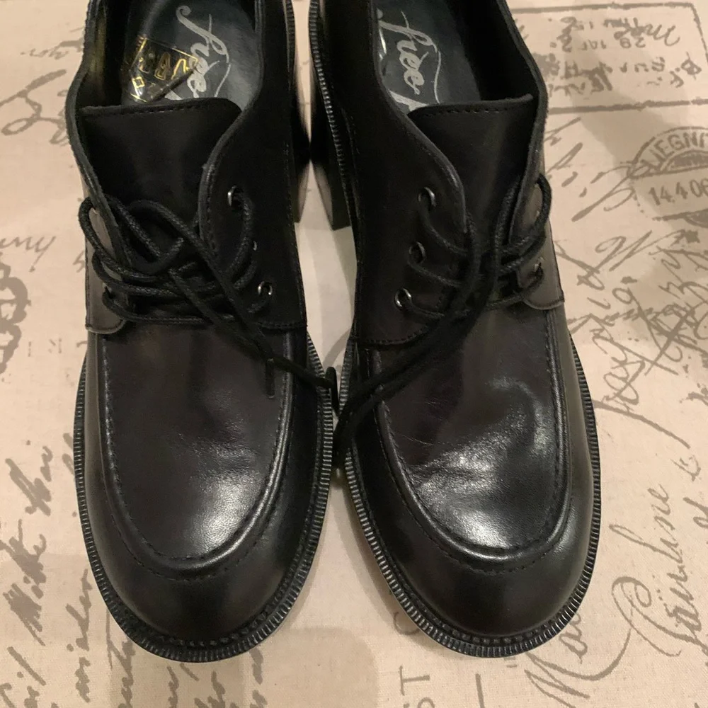 Free People Leather Platform Shoes - Picture 9 of 9